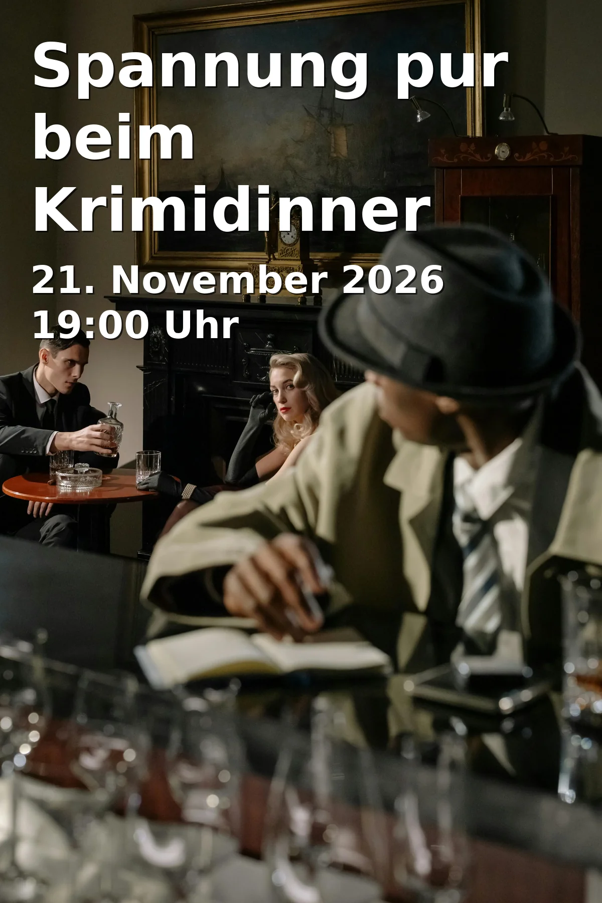 Event: Spannung pur beim Krimidinner Herrsching a. Ammersee in Andechsstraße 1, 82211 Herrsching am Ammersee on 21. November 2026