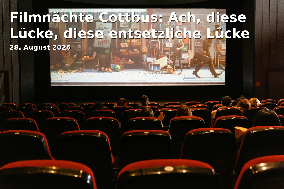 Filmnächte Cottbus: Ach, diese Lücke, diese entsetzliche Lücke