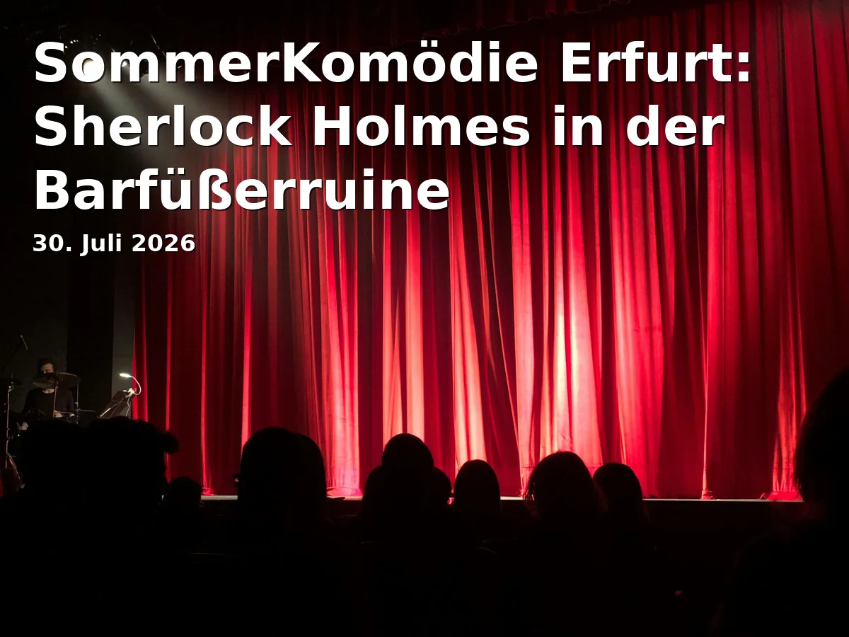 Summer Comedy Erfurt: Sherlock Holmes in the Barefoot Ruins