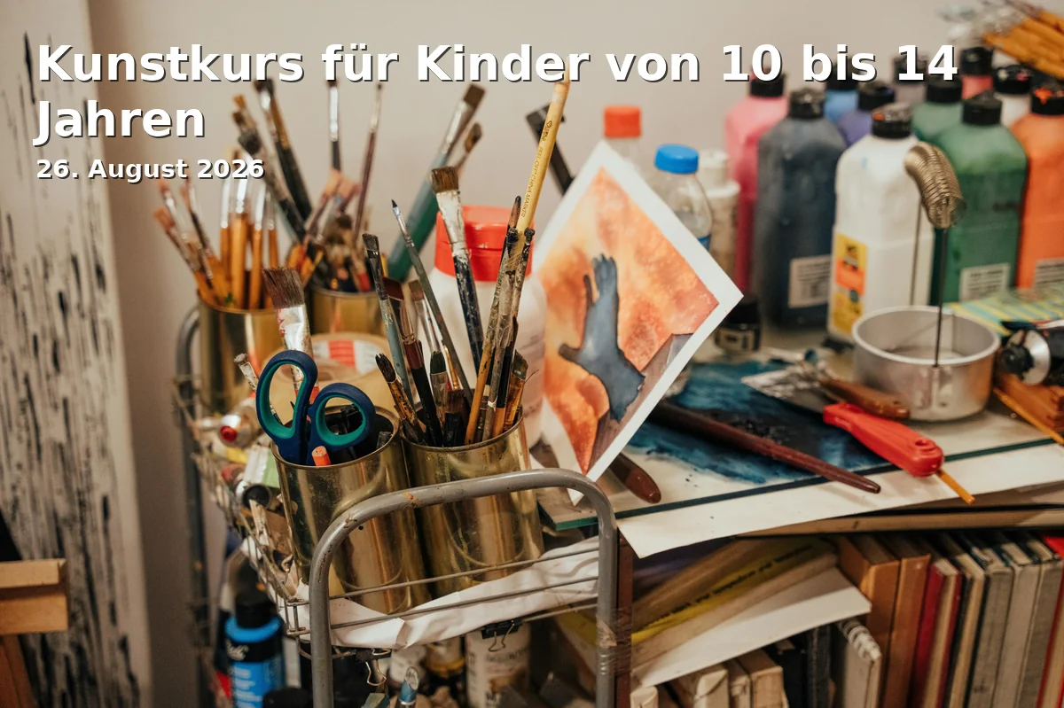 Event: Art Course for Children Aged 10 to 14 in Galerie „Blauer Vogel“, Schwerin on 26. August 2026