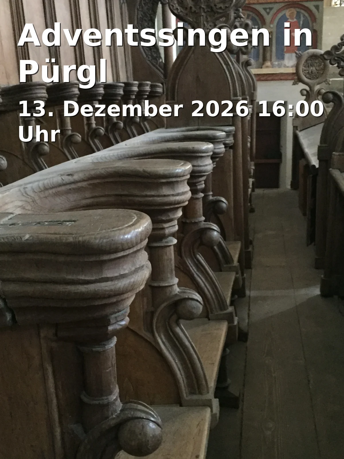 Event: Adventssingen in Pürgl in Pürgl 16, 94362 Neukirchen on 13. Dezember 2026