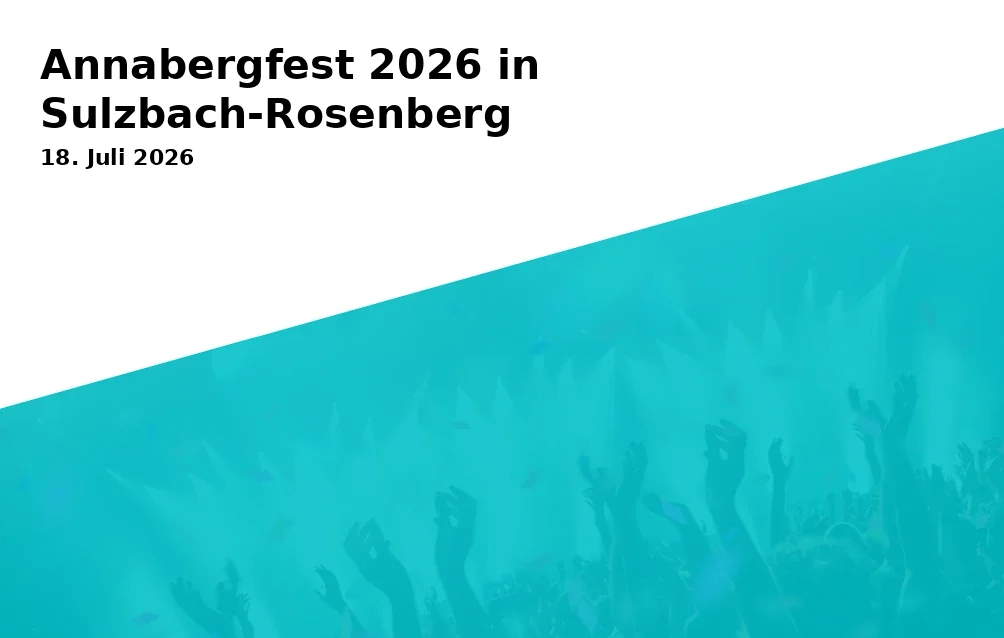 Event: Annabergfest 2026 in Sulzbach-Rosenberg in Annaberg, Sulzbach-Rosenberg on 18. July 2026