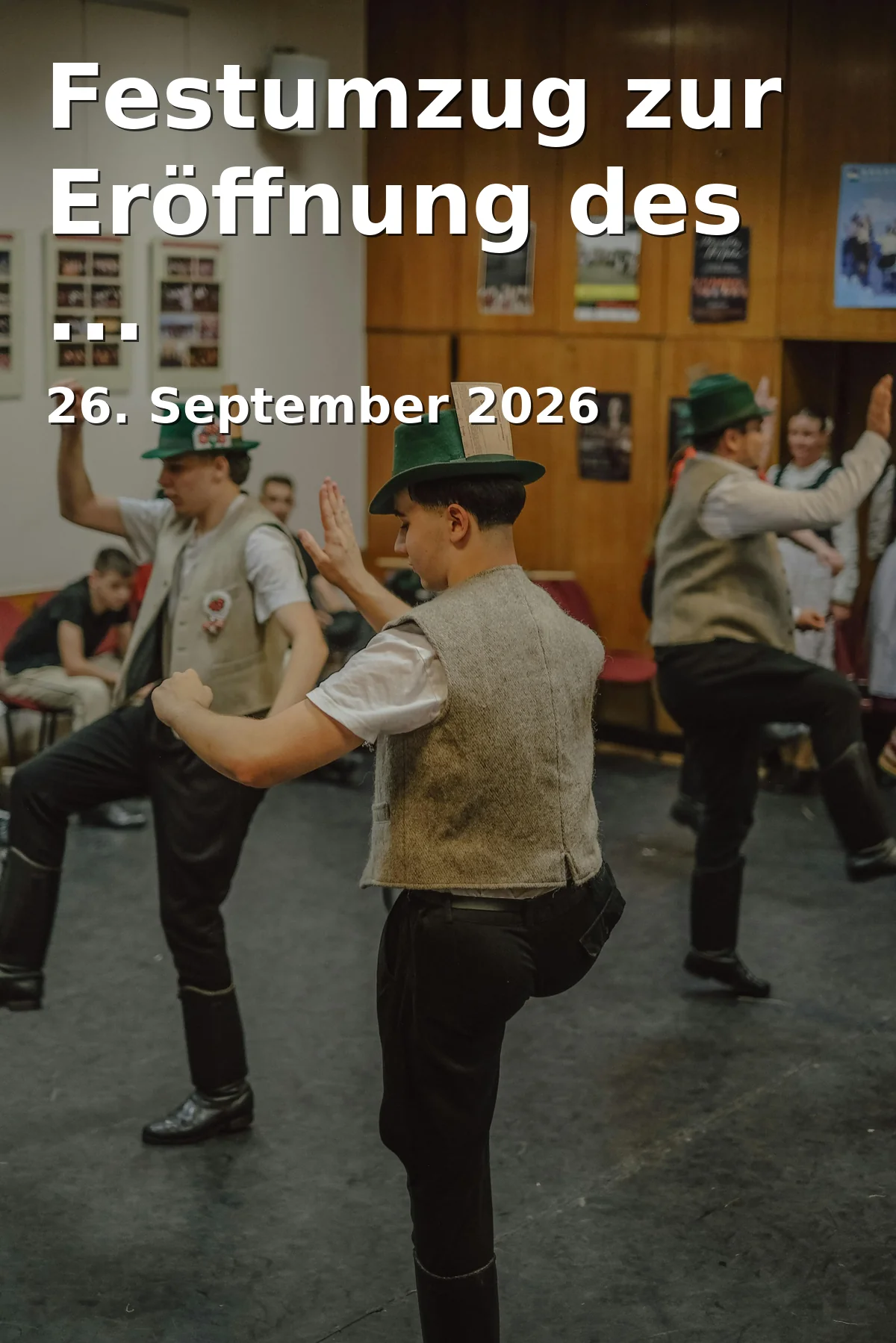 Event: Festumzug zur Eröffnung des Herbstvolksfests in Klenzepark, Ingolstadt on 26. September 2026