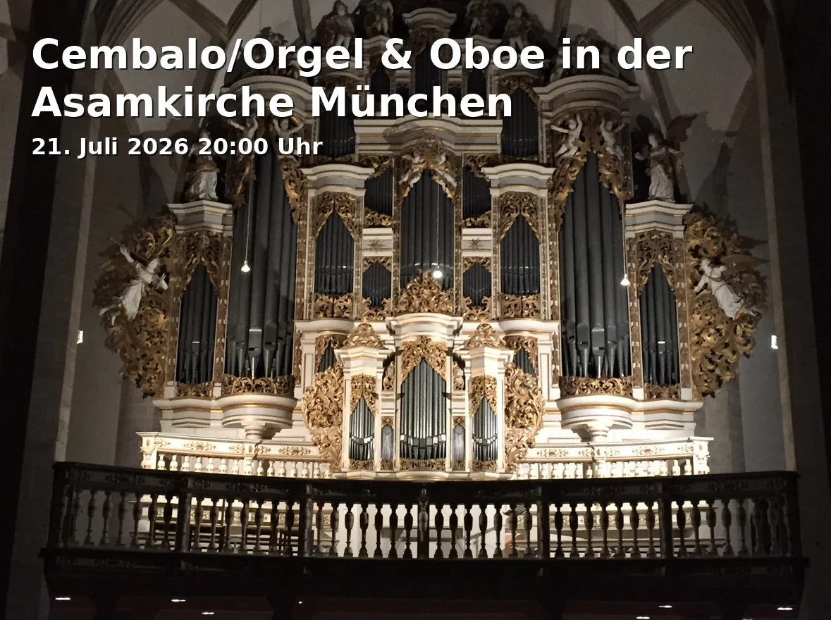 Harpsichord/Organ & Oboe in the Asam Church Munich