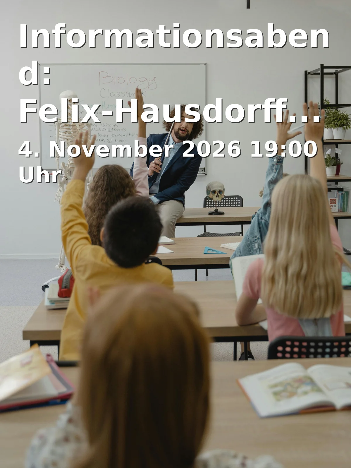 Event: Informationsabend: Felix-Hausdorff-Gymnasium.