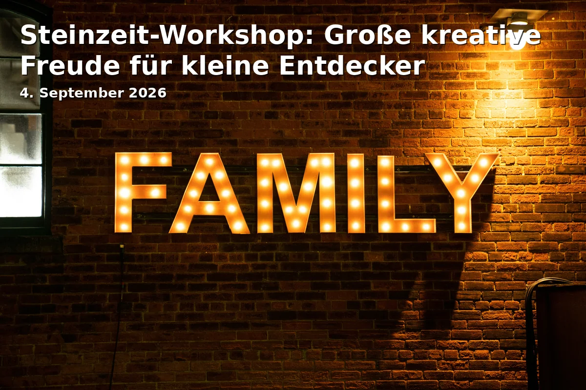 Event: Stone Age Workshop: Great Creative Joy for Little Explorers