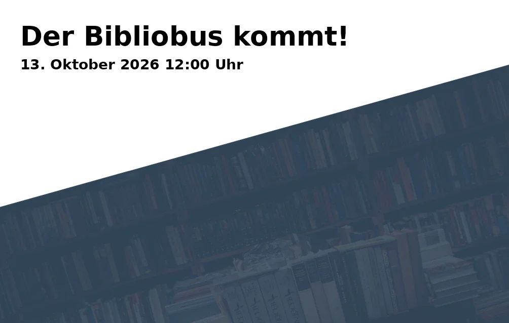 Event: Der Bibliobus kommt!