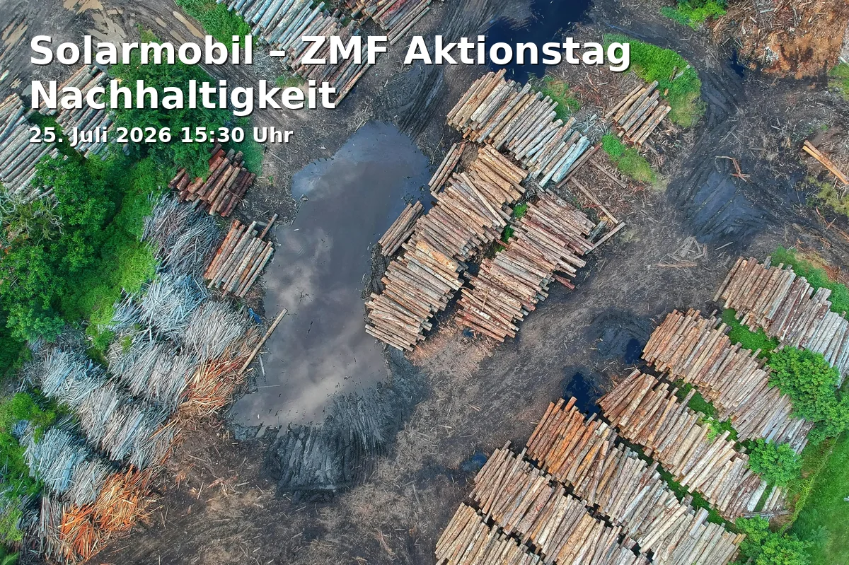 Event: Solarmobil – ZMF Aktionstag Nachhaltigkeit in Mundenhof / ZMF-Gelände, Mundenhofer Str., 79111 Freiburg on 25. Juli 2026