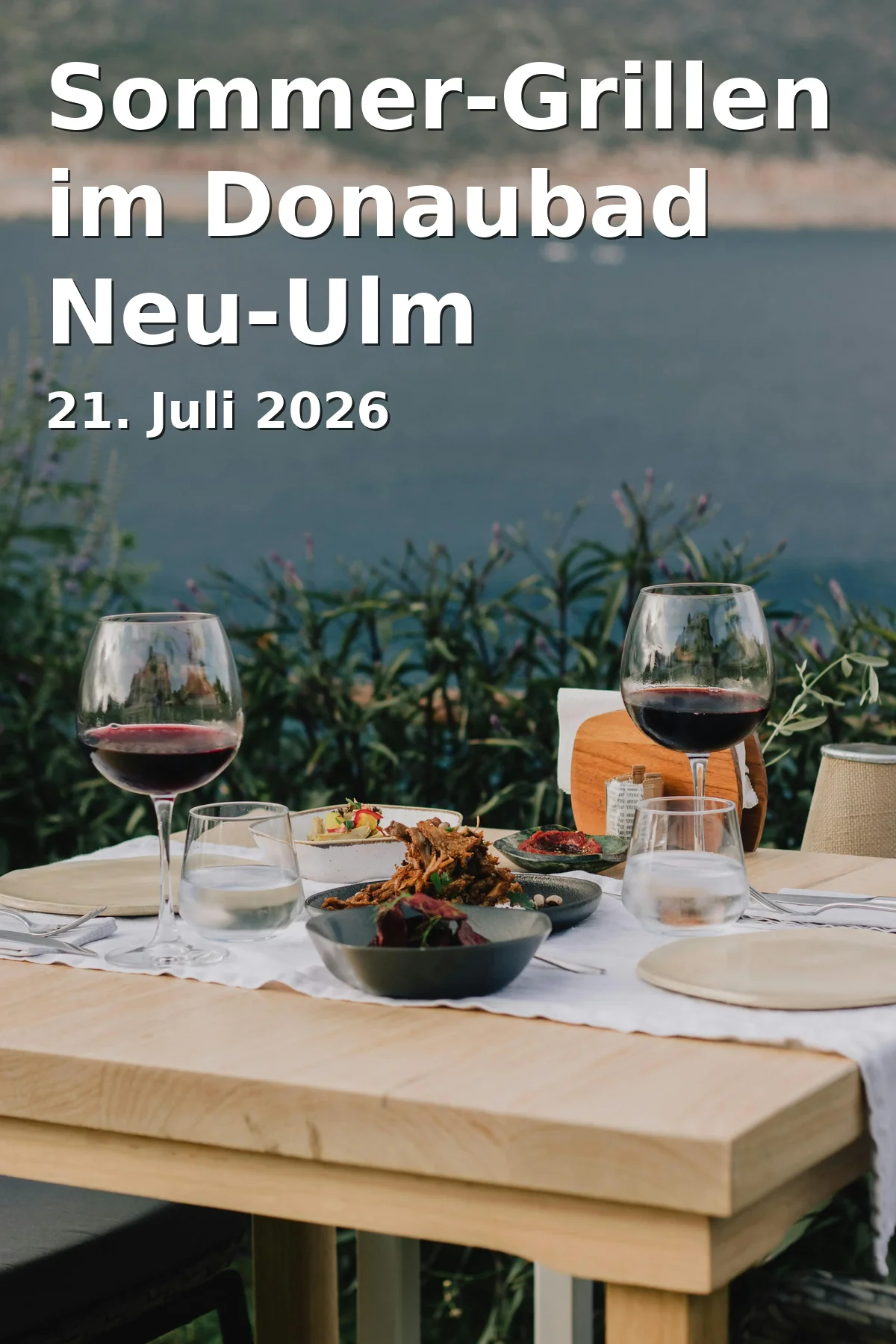 Sommer-Grillen im Donaubad Neu-Ulm