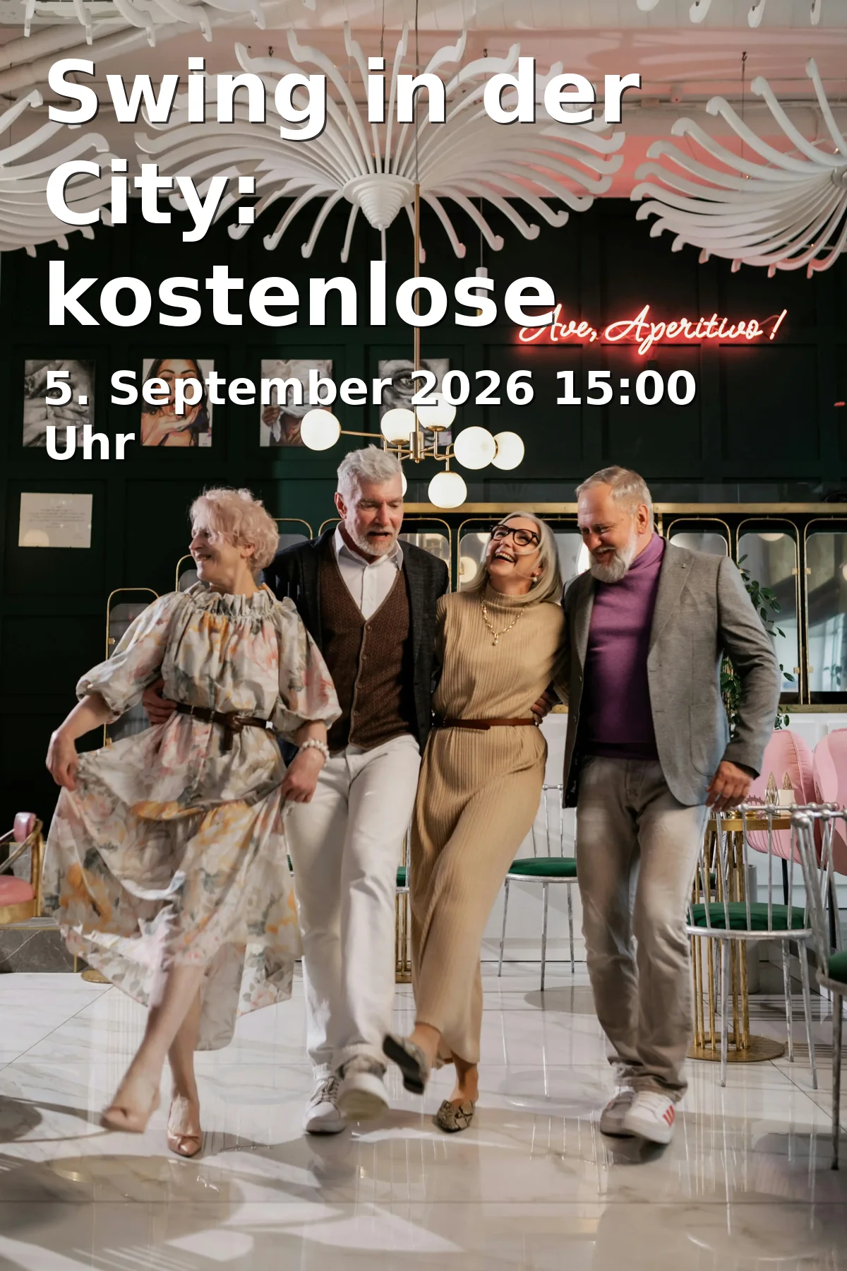 Event: Swing in der City: kostenlose Schnupper-Tanzkurse in Königsplatz, Manzù-Brunnen, Augsburg on 5. September 2026