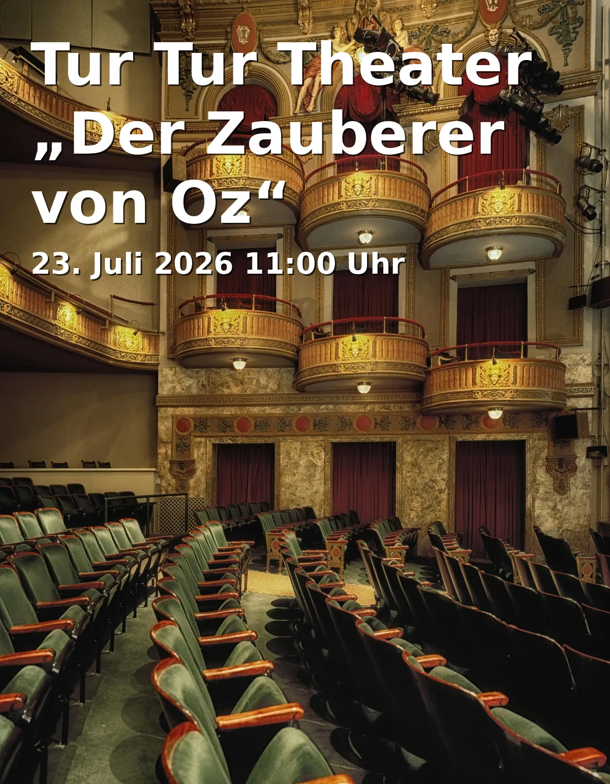 Event: Tur Tur Theater „Der Zauberer von Oz“ in das KULT, Hamburger Straße 273, C2, 38114 Braunschweig on 23. Juli 2026