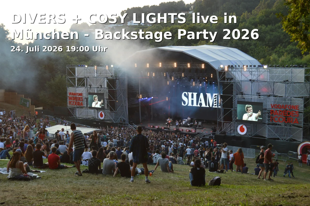 DIVERS + COSY LIGHTS live in Munich - Backstage Party 2026