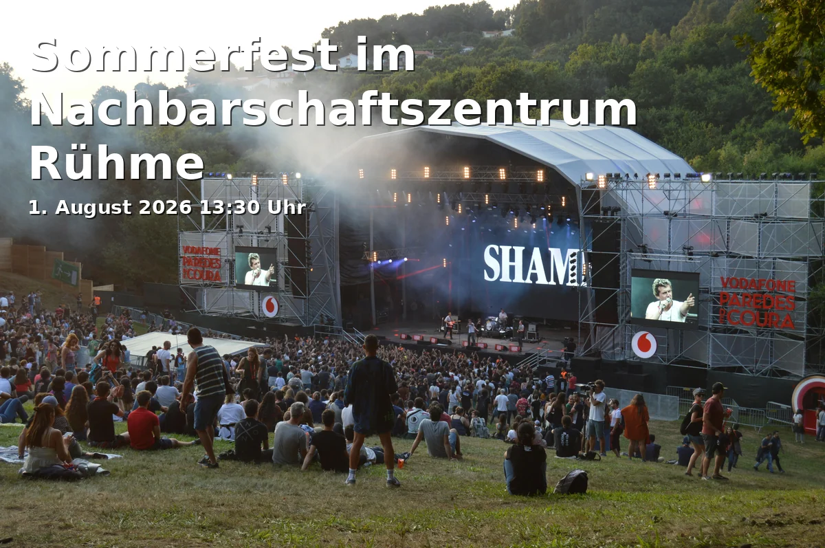 Sommerfest im Nachbarschaftszentrum Rühme