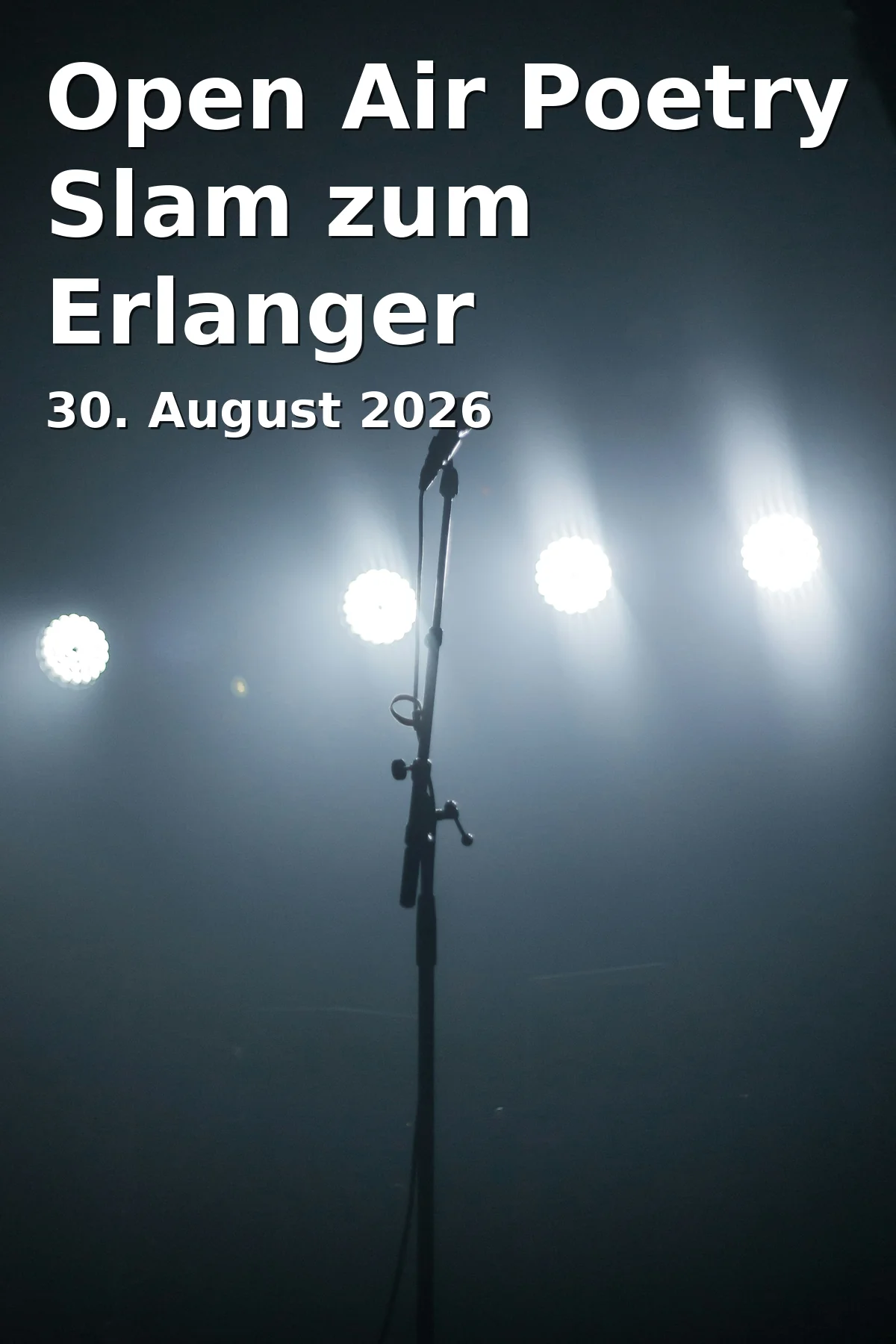 Event: Open Air Poetry Slam at Erlangen Poet Festival 2026 in E-Werk Garten, Fuchsenwiese 1, 91054 Erlangen on 30. August 2026