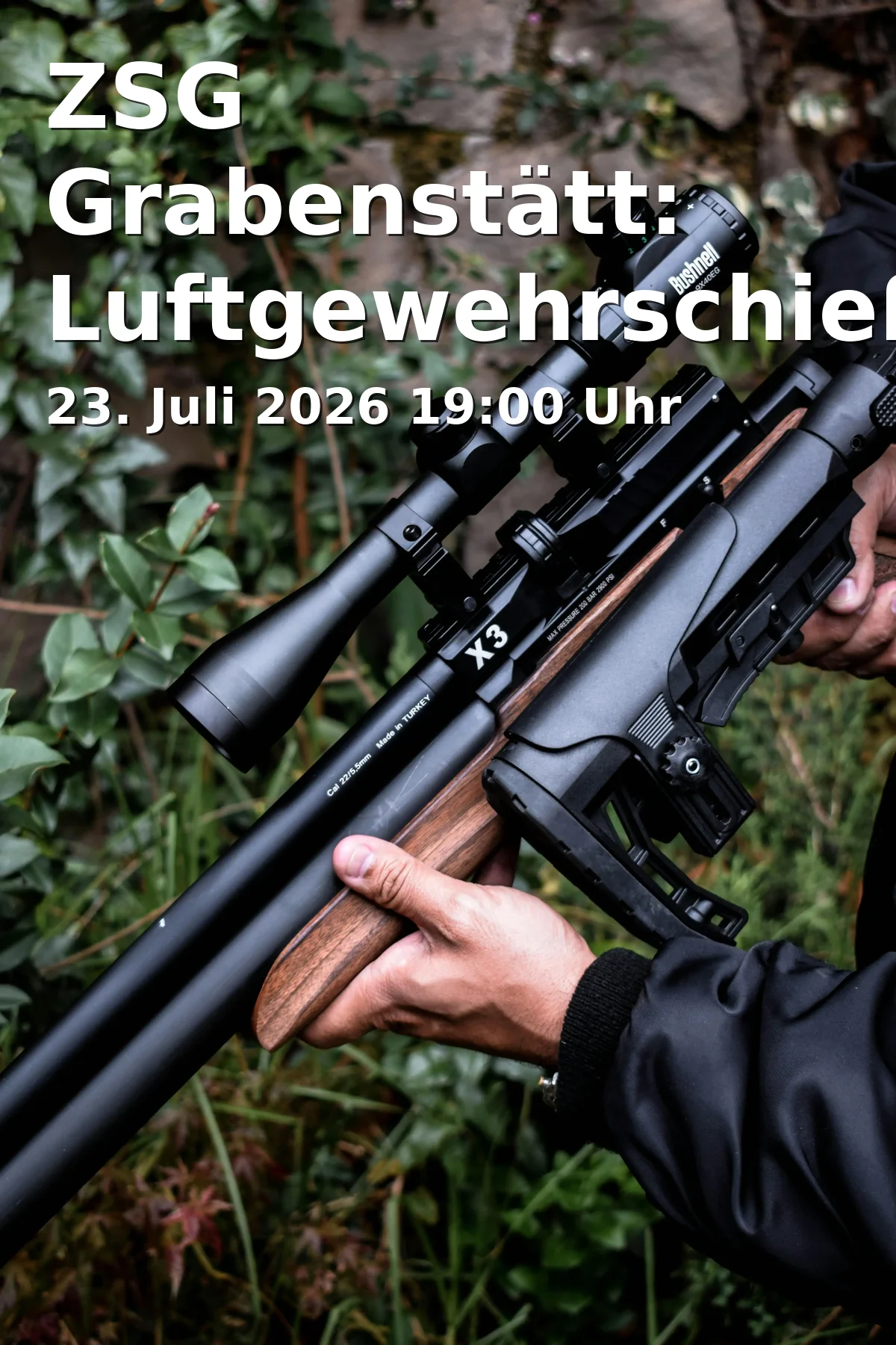 Event: ZSG Grabenstätt: Luftgewehrschießen für Gäste in Schützenheim Grabenstätt, Am Eichbergfeld 11, Grabenstätt on 23. Juli 2026