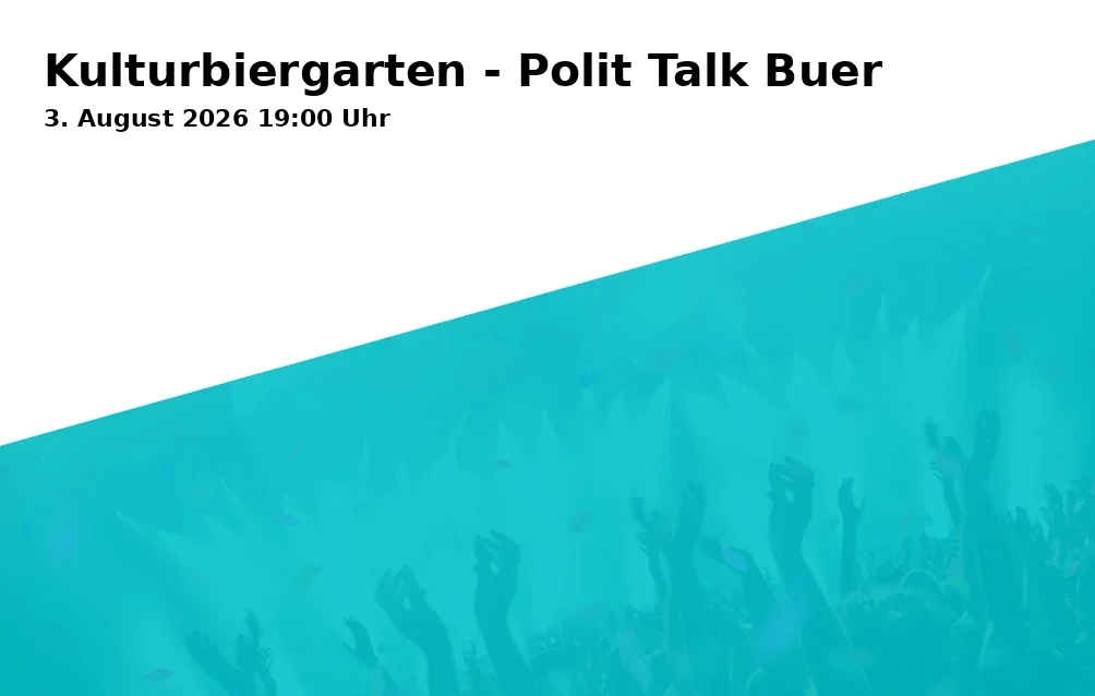Event: Cultural Beer Garden - Political Talk Buer in Kulturbiergarten, Urbanus Park Ecke Hagenstraße/Hochstraße, Gelsenkirchen on 3. August 2026