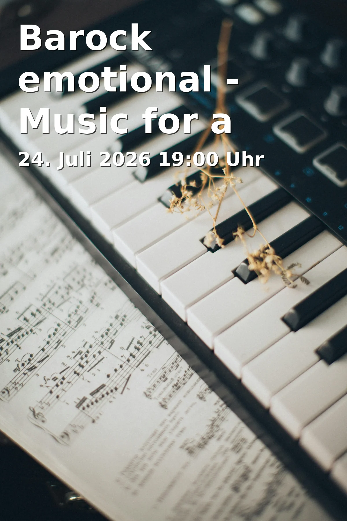Event: Barock emotional - Music for a While in Schloss Herrenchiemsee, Spiegelsaal, 83209 Herrenchiemsee on 24. Juli 2026