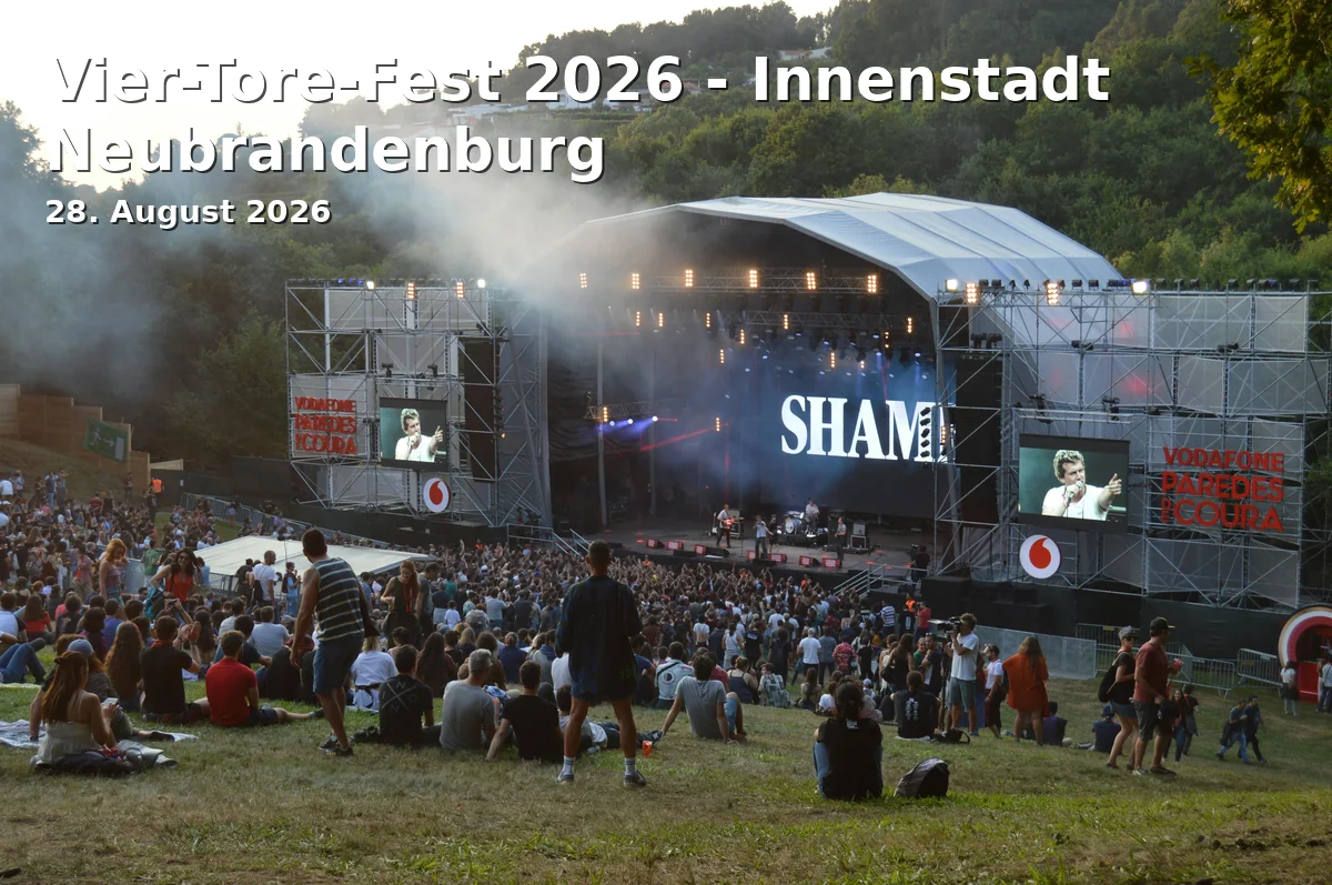Event: Vier-Tore-Fest 2026 - Innenstadt Neubrandenburg in Innenstadt Neubrandenburg, 17033 Neubrandenburg on 28. August 2026