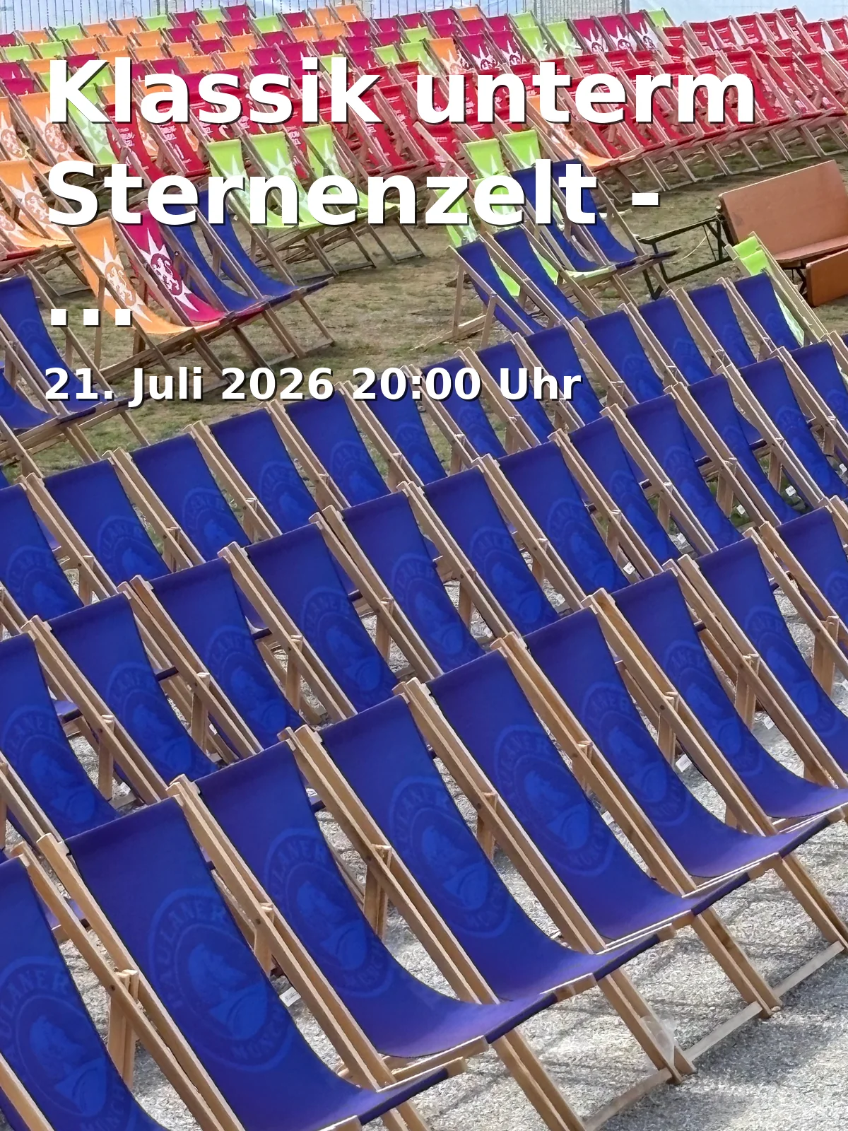 Klassik unterm Sternenzelt - Schönwetterkarte