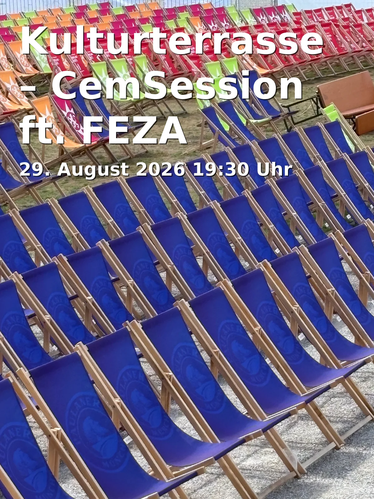 Event: Kulturterrasse – CemSession ft. FEZA in Kulturterrasse, Rosenstraße 50, 90762 Fürth on 29. August 2026