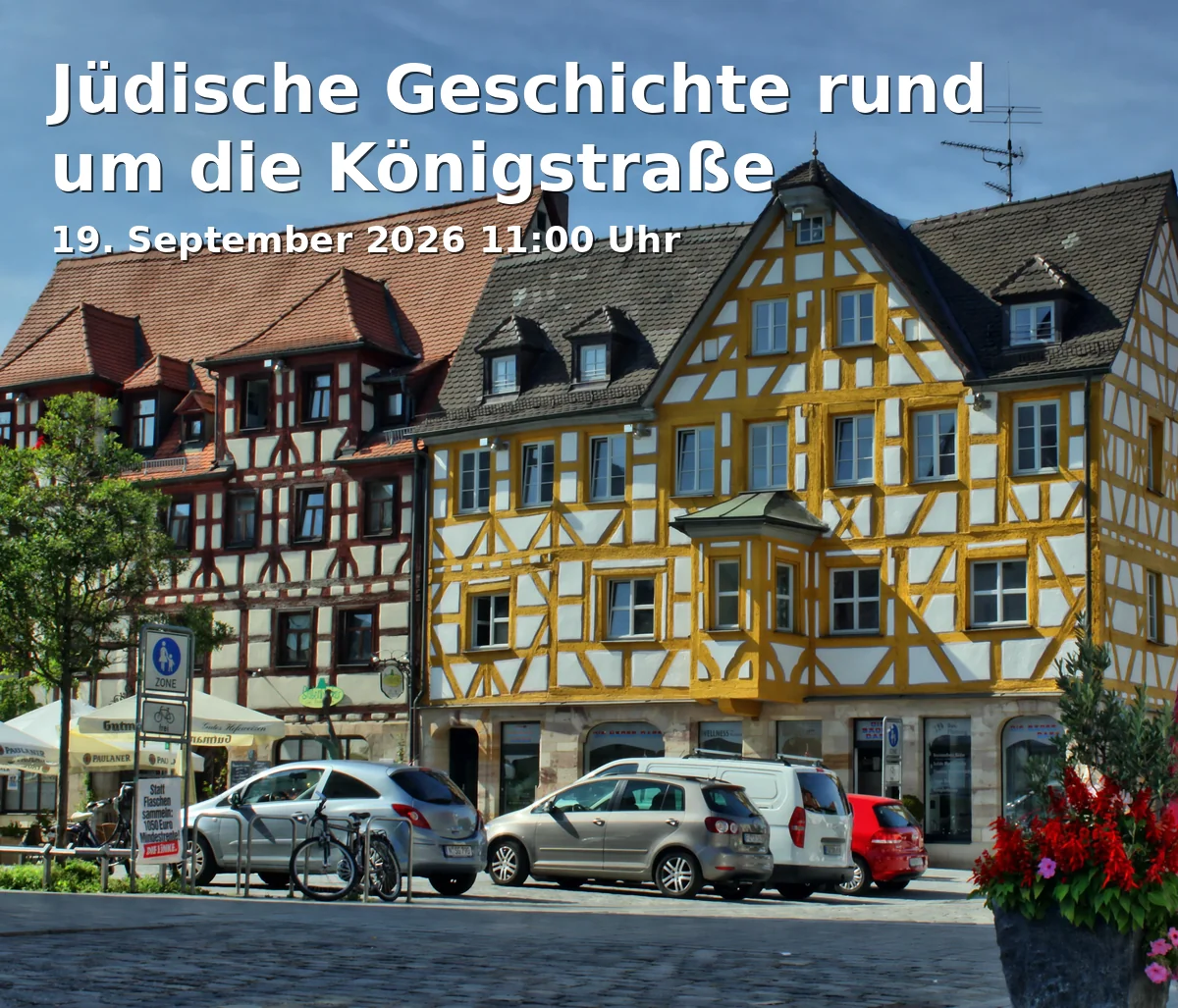 Event: Jewish History around Königstraße in Jüdisches Museum Franken in Fürth, Königstraße 89, 90762 Fürth on 19. September 2026
