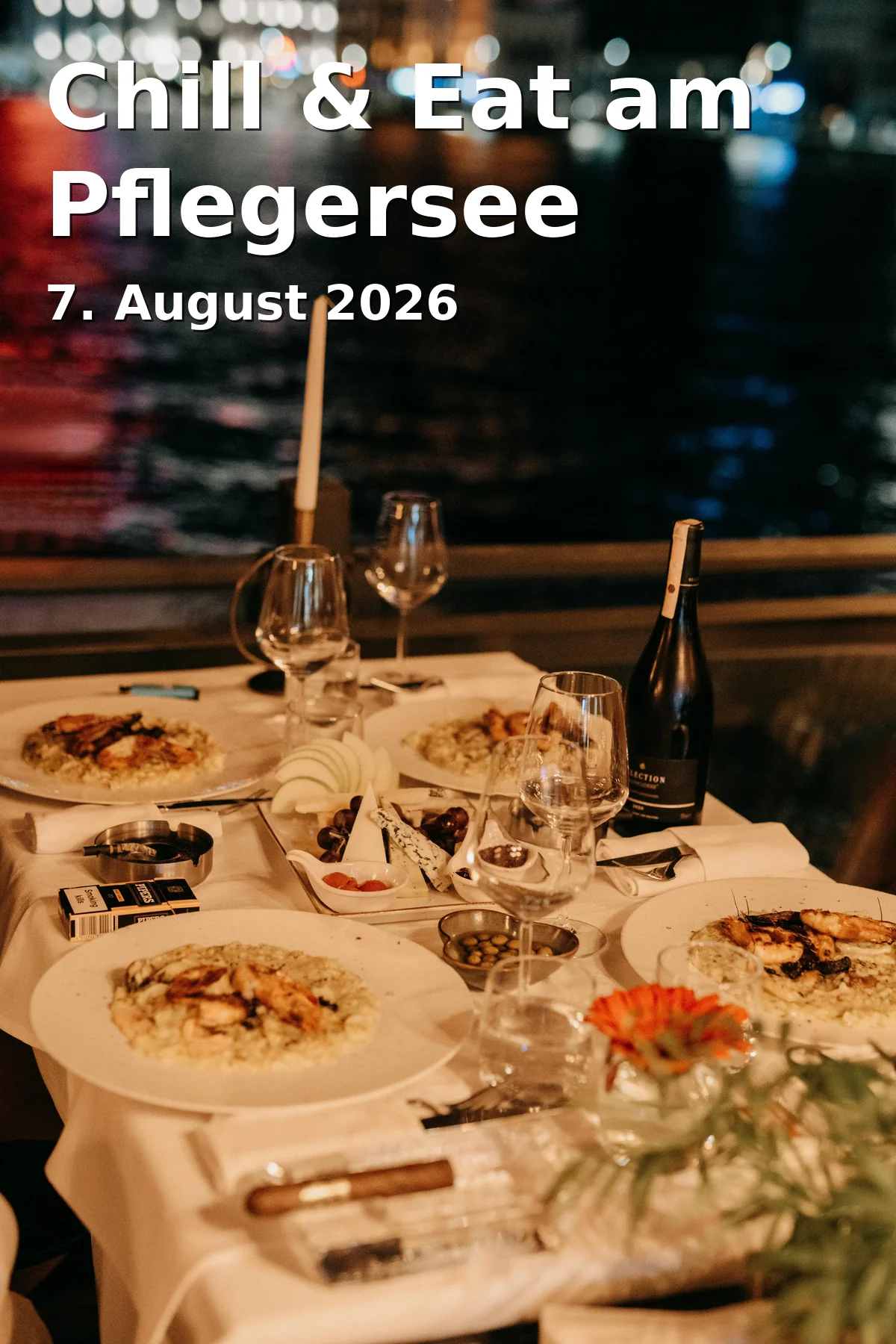 Event: Chill & Eat at Pflegersee in Pflegersee, Pflegersee 1, 82467 Garmisch-Partenkirchen on 7. August 2026