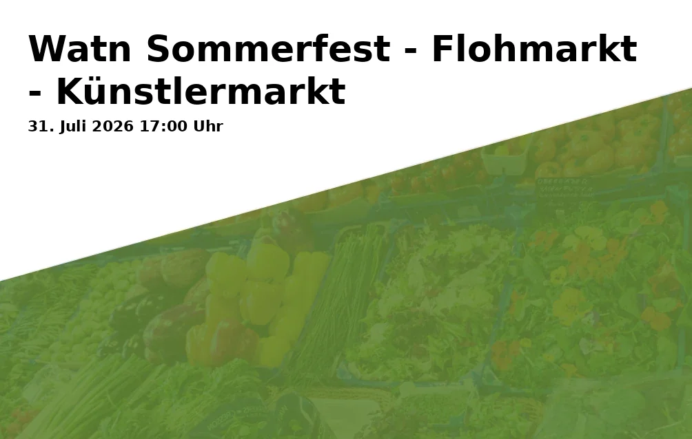 Watn Summer Festival - Flea Market - Artist Market