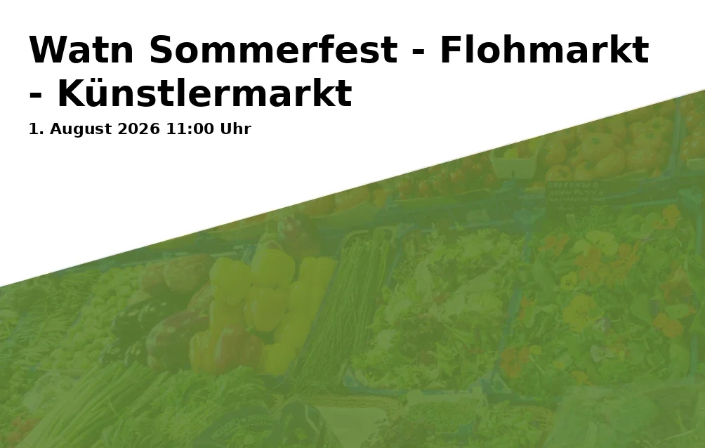 Watn Summer Festival - Flea Market - Artists Market