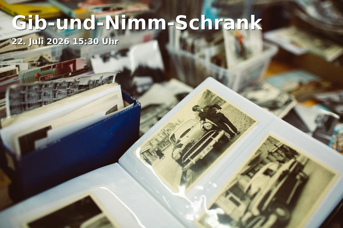Event: Give-and-Take Cabinet in Stadtteilzentrum Die Scheune, Odenwaldallee 2, 91056 Erlangen on 22. July 2026