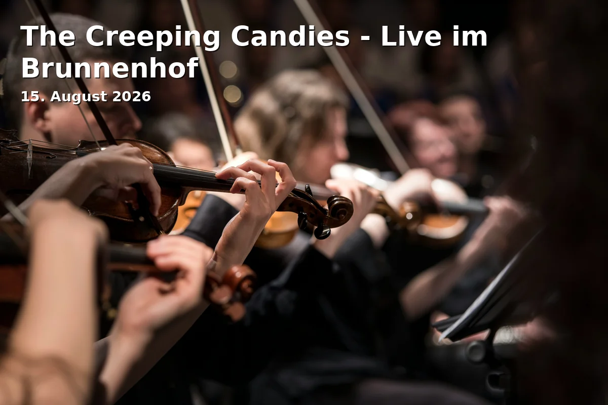 Event: The Creeping Candies - Live im Brunnenhof in Zeugplatz, Augsburg on 15. August 2026