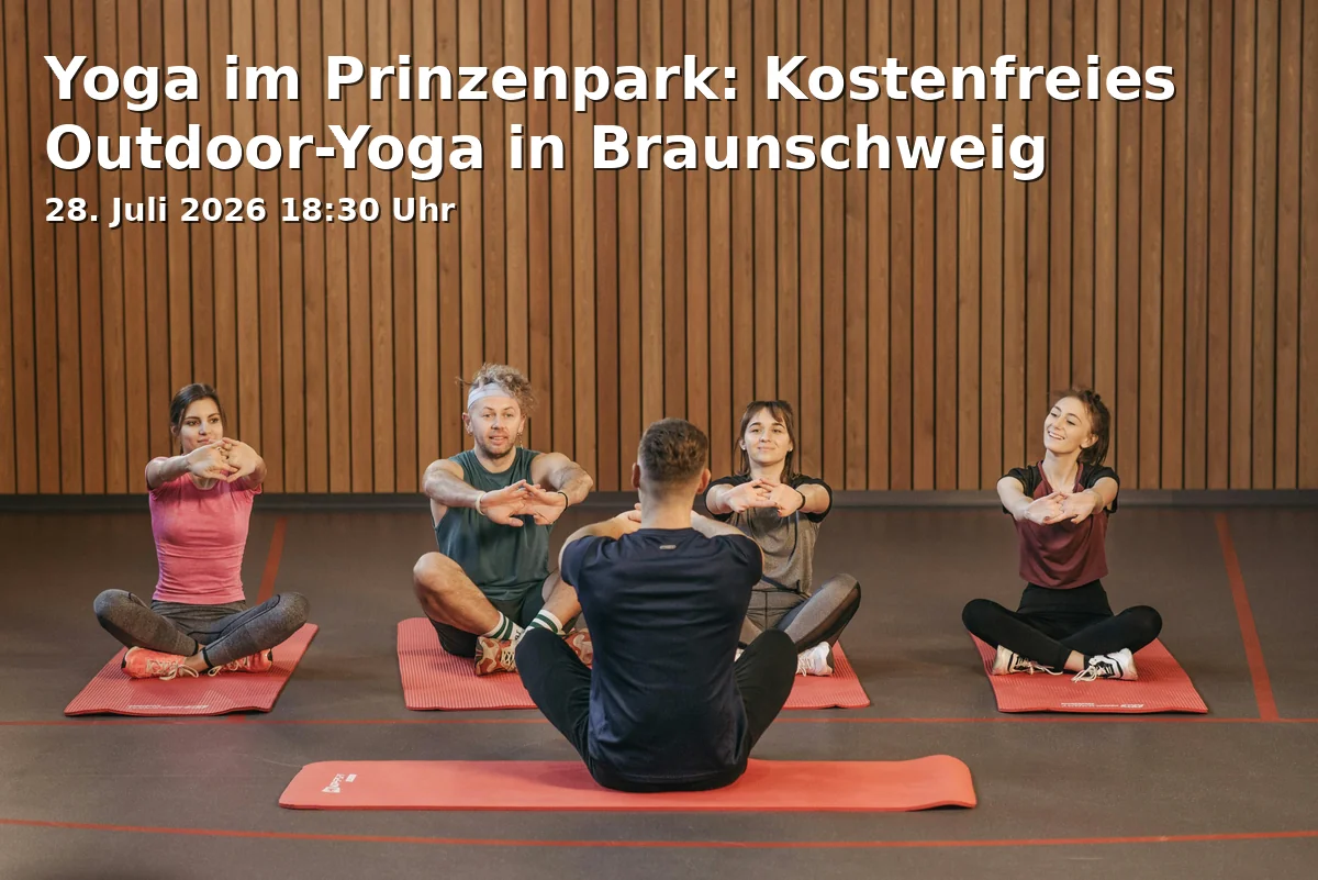 Event: Yoga in Prinzenpark: Free Outdoor Yoga in Braunschweig in Prinzenpark, Grünfläche an der Kita Prinzenpark (Zugang über Ebertallee), 38104 Braunschweig on 28. July 2026