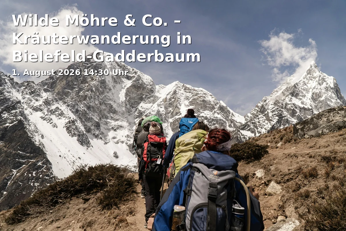 Event: Wilde Möhre & Co. – Kräuterwanderung in Bielefeld-Gadderbaum in Gadderbaum Hallerweg | Endstation Schildhof Buslinie 29, 33617 Bielefeld on 1. August 2026