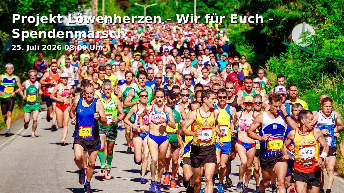 Event: Project Lion Hearts - We for You - Charity March in Kennelweg OpenAir Platz - Gleisdreieck, Kennelweg, 38122, Braunschweig on 25. July 2026
