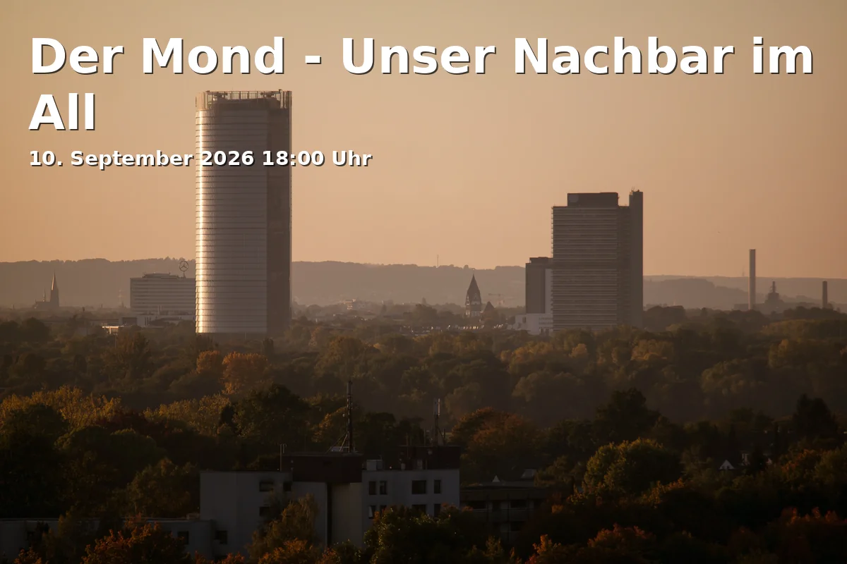 Event: The Moon - Our Neighbor in Space in Katholisches Bildungsforum Bonn, Lennéstraße 5, 53113 Bonn on 10. September 2026