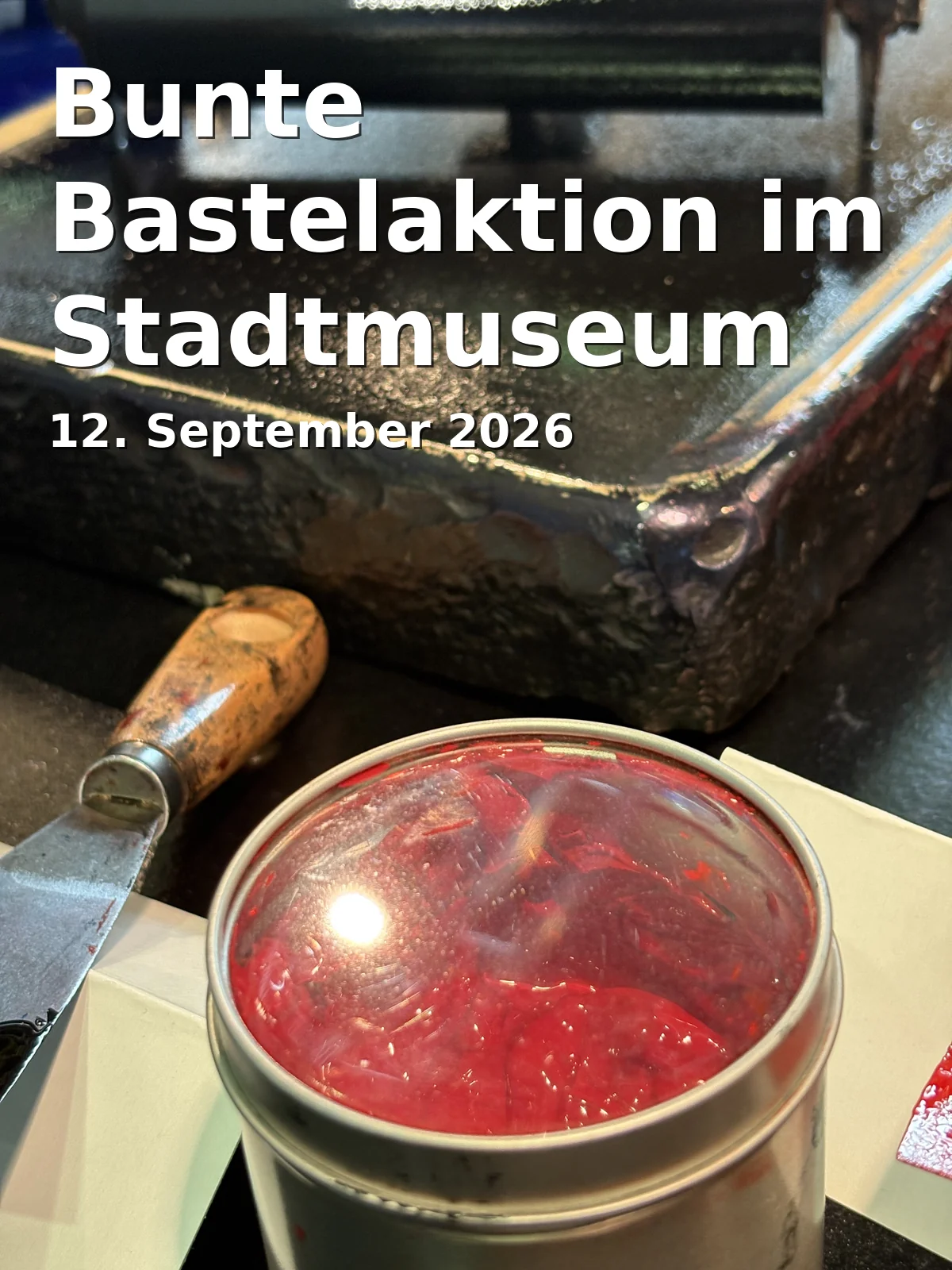 Event: Bunte Bastelaktion im Stadtmuseum in Stadtmuseum Ingolstadt, Auf der Schanz 45, 85049 Ingolstadt on 12. September 2026