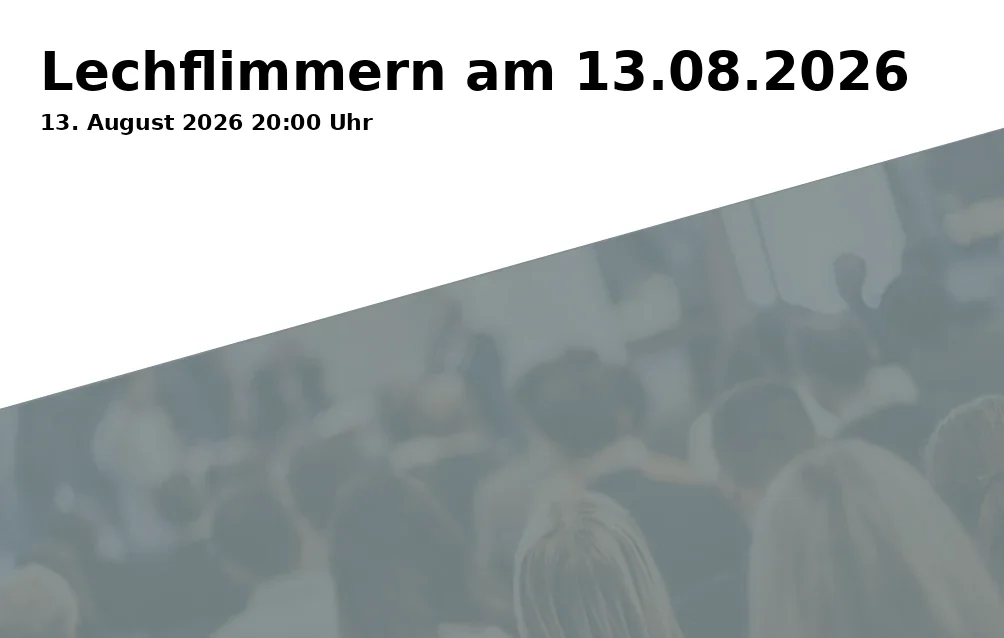 Event: Lechflimmern on 13.08.2026 in Familienbad am Plärrer, Schwimmschulstraße 5, 86153 Augsburg on 13. August 2026
