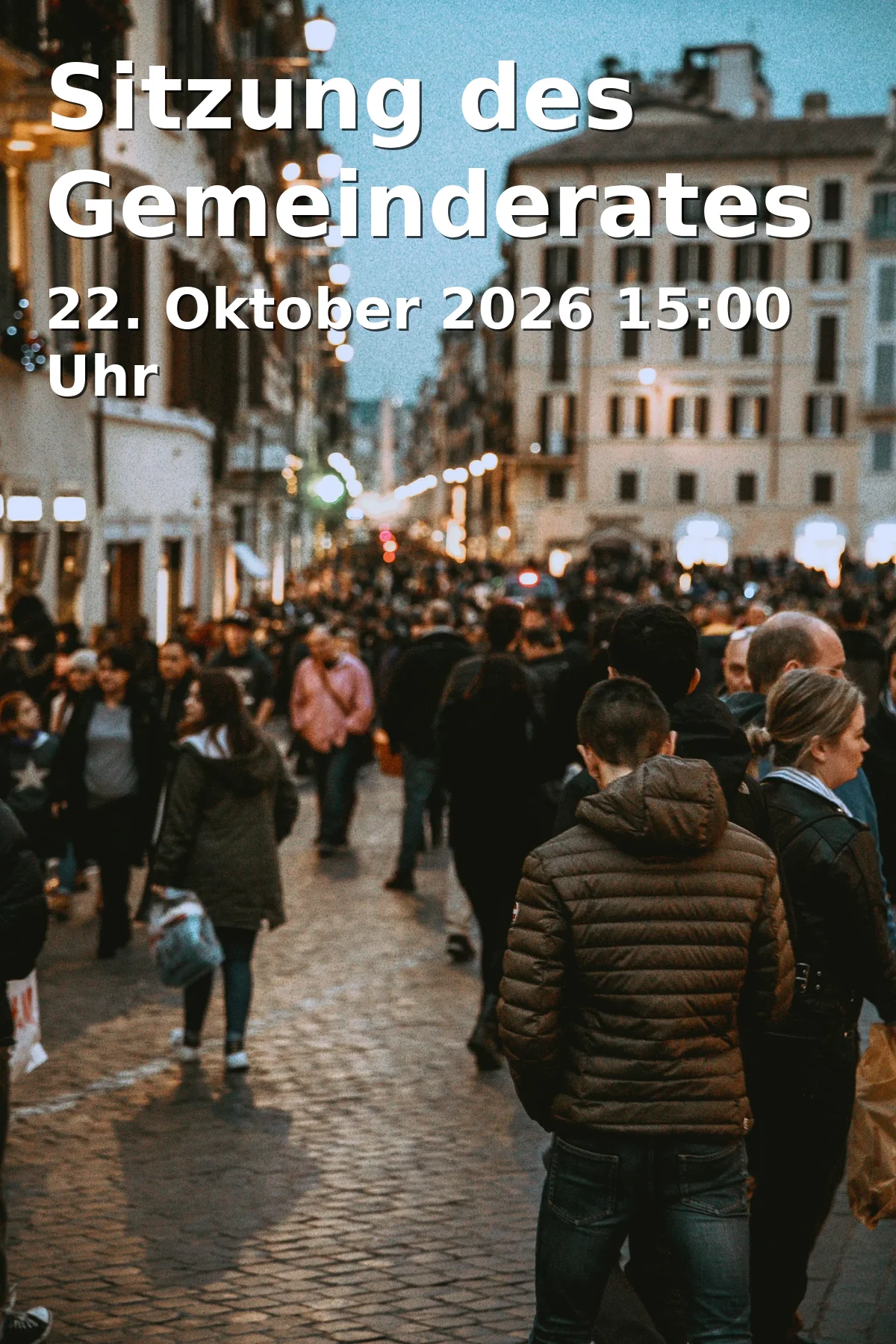 Event: Council Meeting in Großer Sitzungssaal im Rathaus Aalen, Marktplatz 30, 73430 Aalen on 22. October 2026