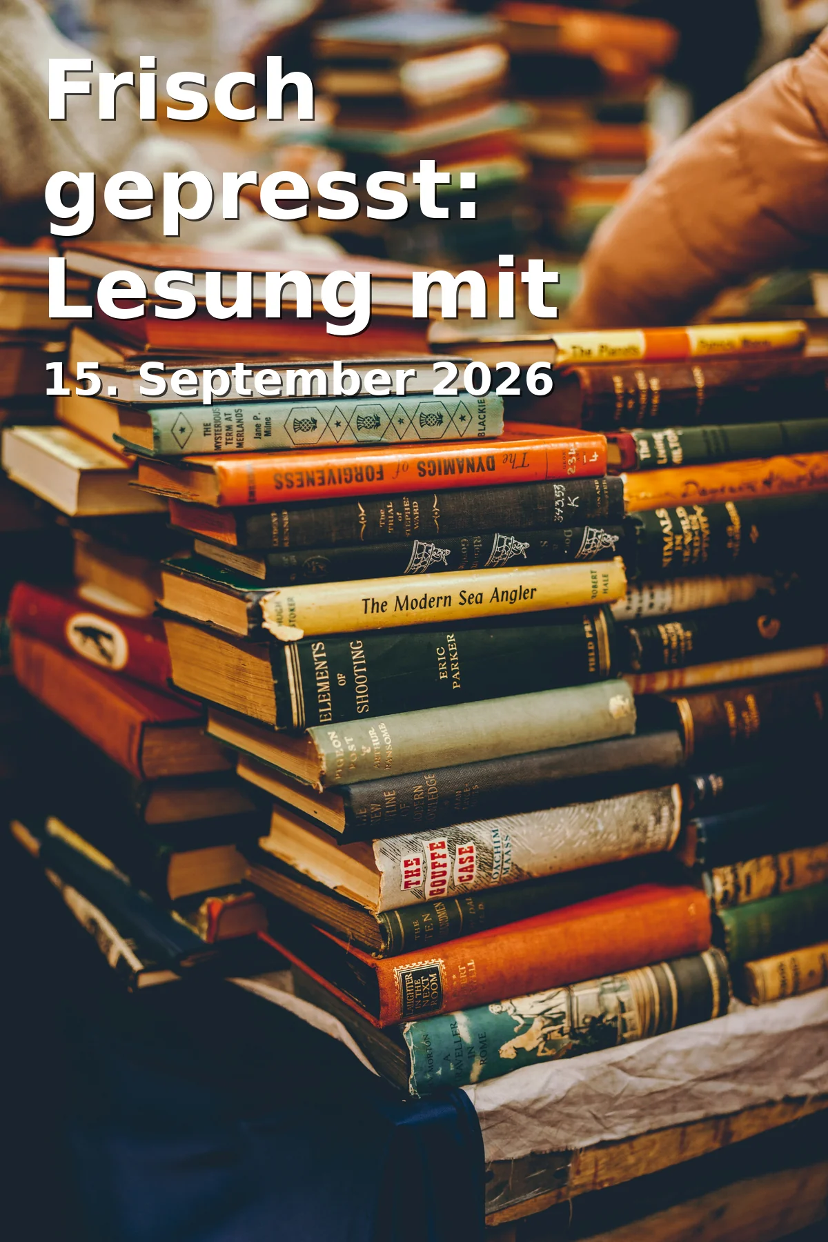 Event: Freshly Pressed: Reading with Daniel Fassbender in Zentralbibliothek Stadtfenster, Konrad-Adenauer-Platz 1, Düsseldorf on 15. September 2026