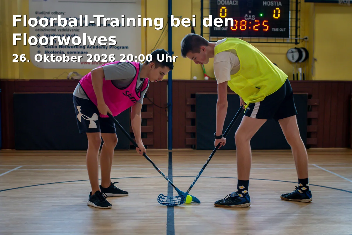 Event: Floorball-Training bei den Floorwolves