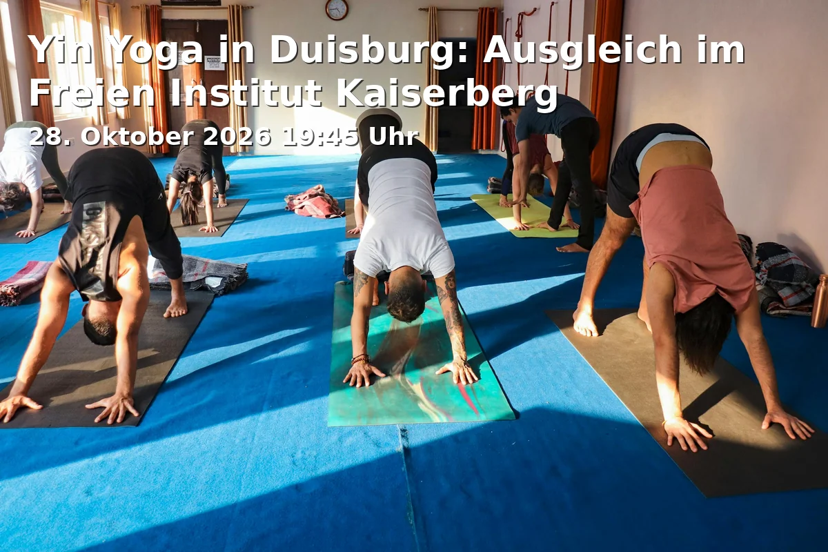 Event: Yin Yoga in Duisburg: Ausgleich im Freien Institut Kaiserberg