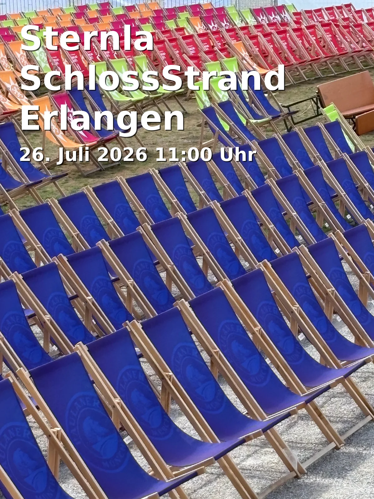Event: Sternla SchlossStrand Erlangen in Schloßplatz, 91054 Erlangen on 26. July 2026