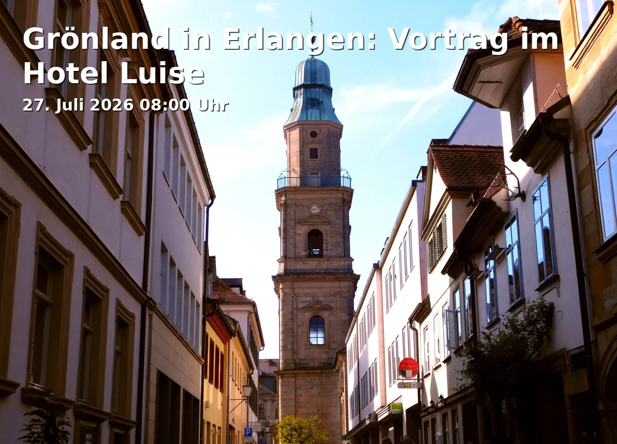 Greenland in Erlangen: Lecture at Hotel Luise