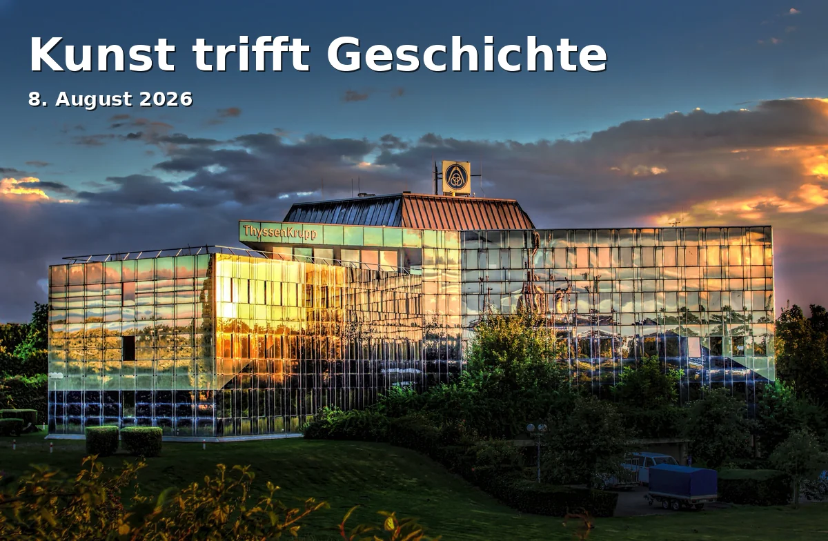 Event: Art Meets History in Treffpunkt: vor dem Bildungszentrum, Ebertstr. 19, Gelsenkirchen on 8. August 2026