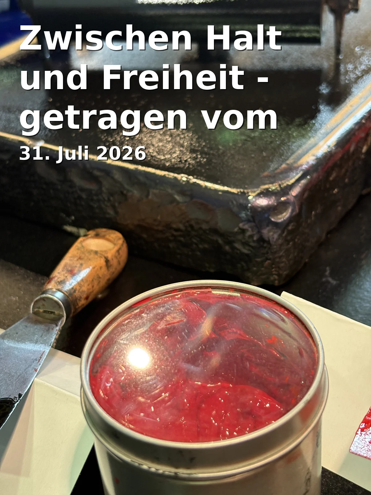 Event: Between Stop and Freedom - carried by the Uncertain, Exhibition by Christiane Haase in Haus des Gastes Gstadt, Seeplatz 5, Gstadt a. Chiemsee on 31. July 2026