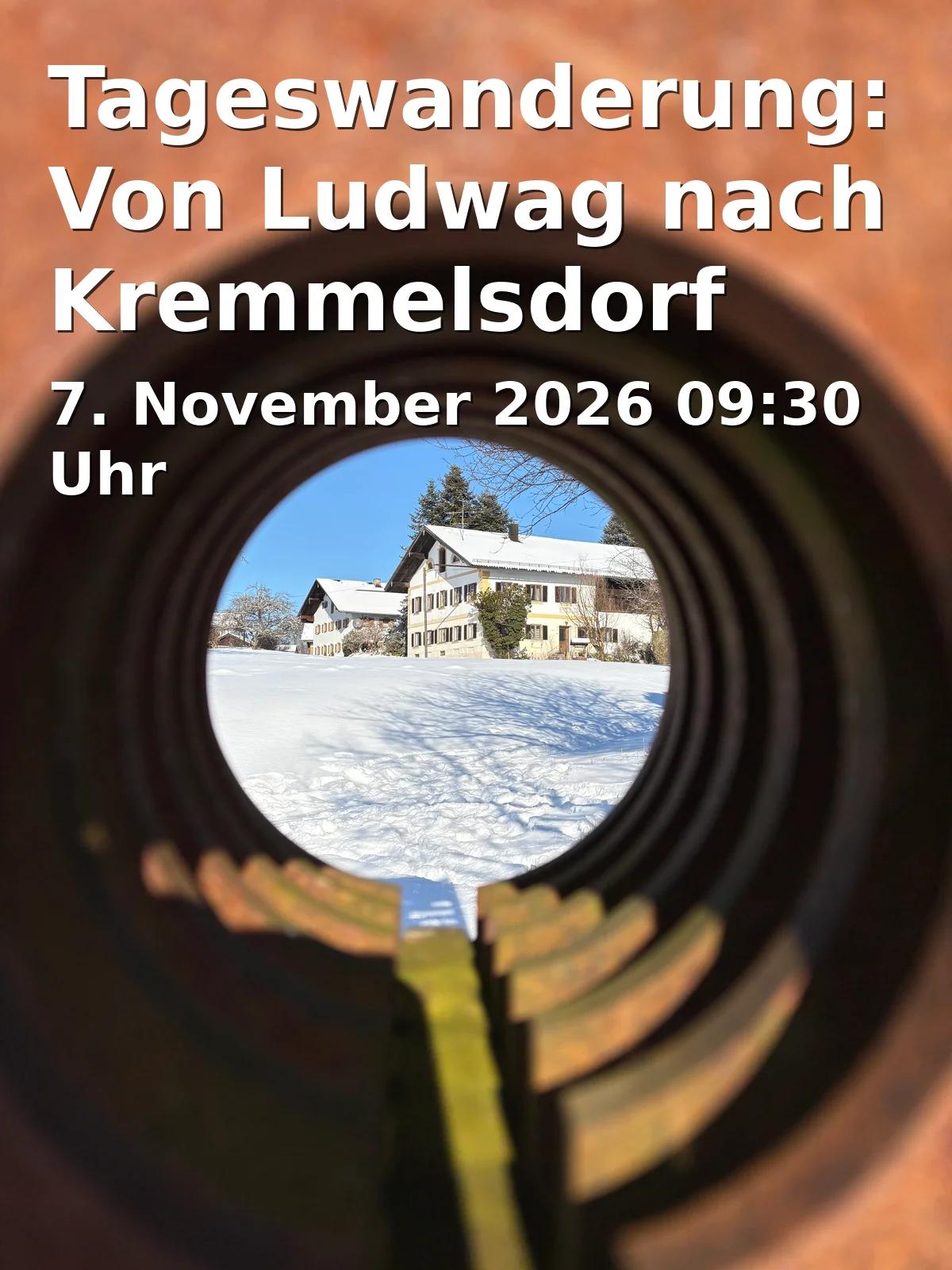Event: Tageswanderung: Von Ludwag nach Kremmelsdorf in PP Grünewaldstraße, Bayreuth on 7. November 2026