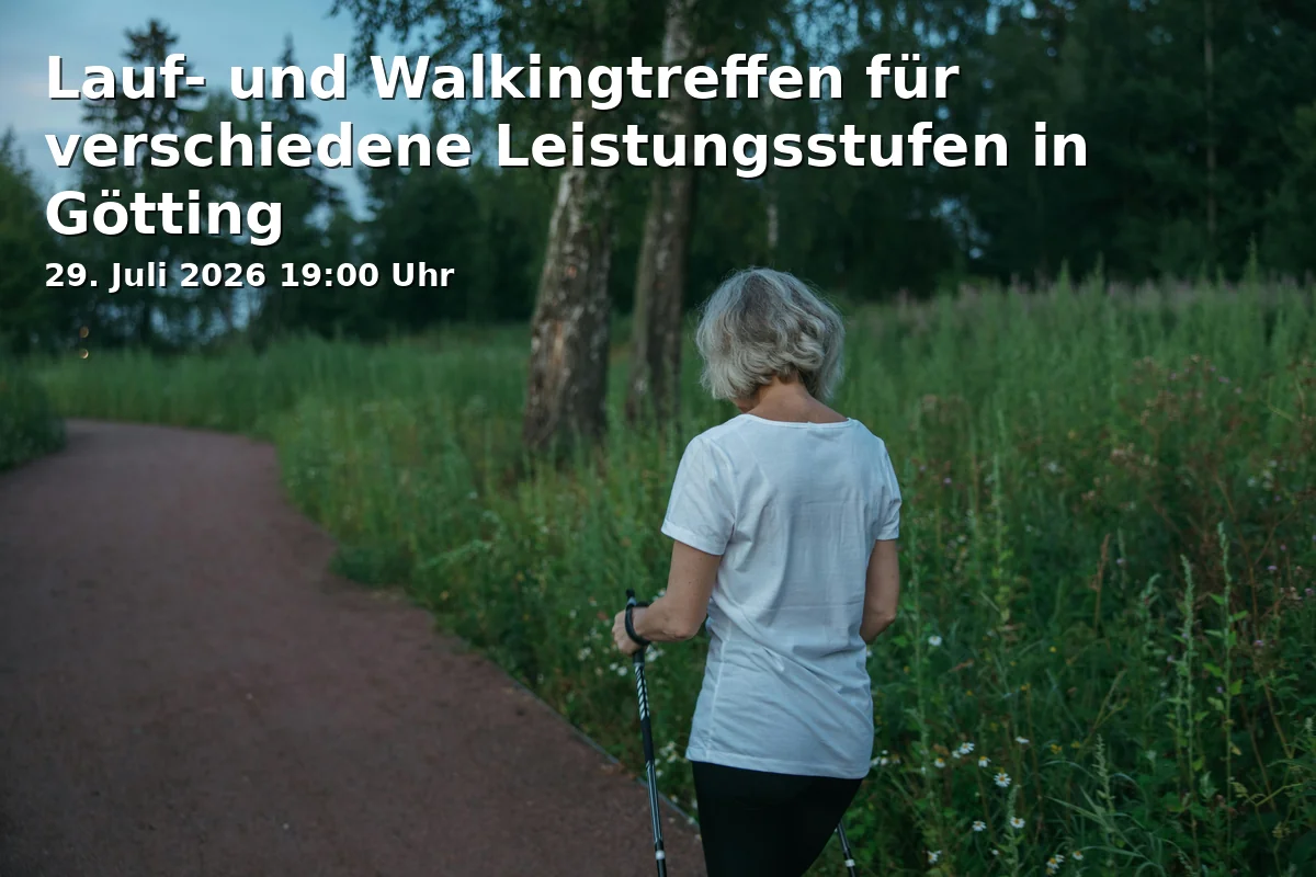 Running and Walking Meeting for Different Performance Levels in Götting