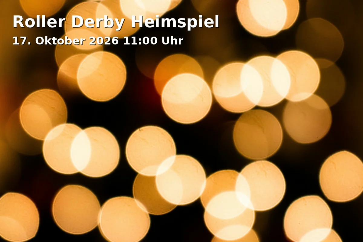 Event: Roller Derby Home Game in TVA Skate Arena, Gabelsbergerstraße 64, 86199 Augsburg on 17. October 2026