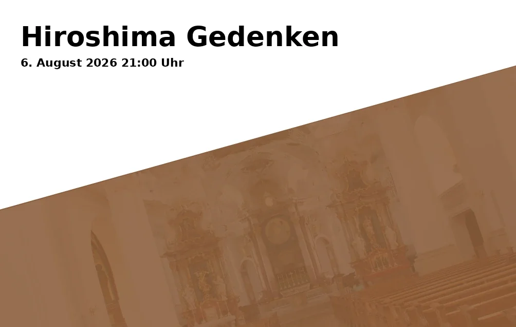 Event: Hiroshima Remembrance in Friedenspfahl Gilching, gegenüber S-Bahnhof Gilching-Argelsried on 6. August 2026