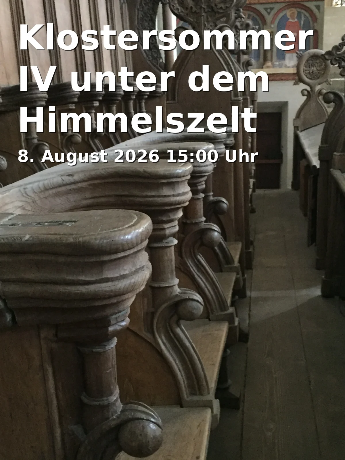 Event: Klostersommer IV under the Sky Canopy in Klosterkirche Riddagshausen, Klostergang 65, 38104 Braunschweig on 8. August 2026