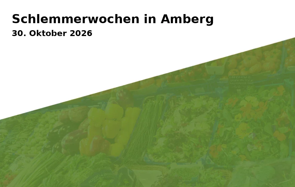 Event: Schlemmerwochen in Amberg
